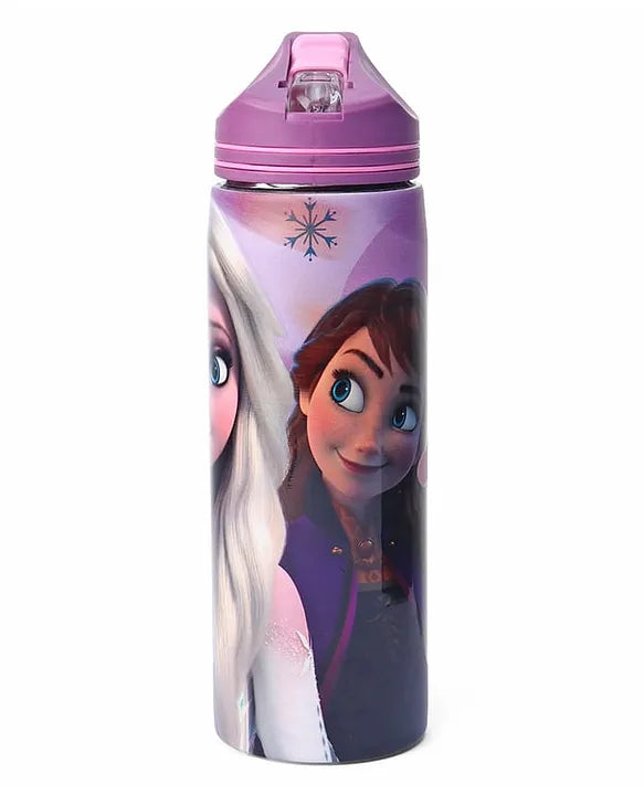 Striders Disney Frozen Printed Stainless Steel Sipper Bottle - 700Ml