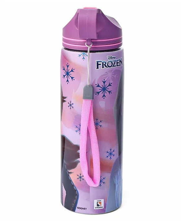 Striders Disney Frozen Printed Stainless Steel Sipper Bottle - 700Ml