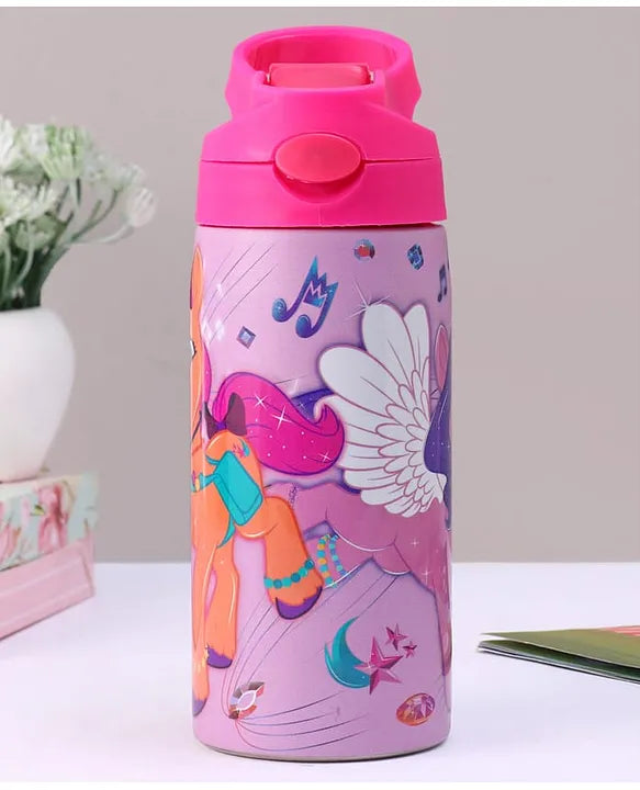 Striders My Little Pony Printed Stainless Steel Sipper Bottle - 500Ml