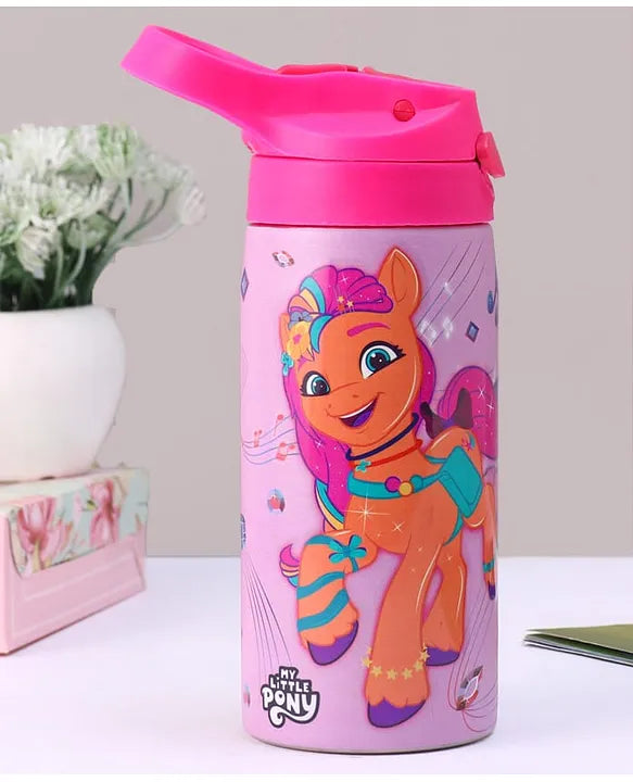 Striders My Little Pony Printed Stainless Steel Sipper Bottle - 500Ml