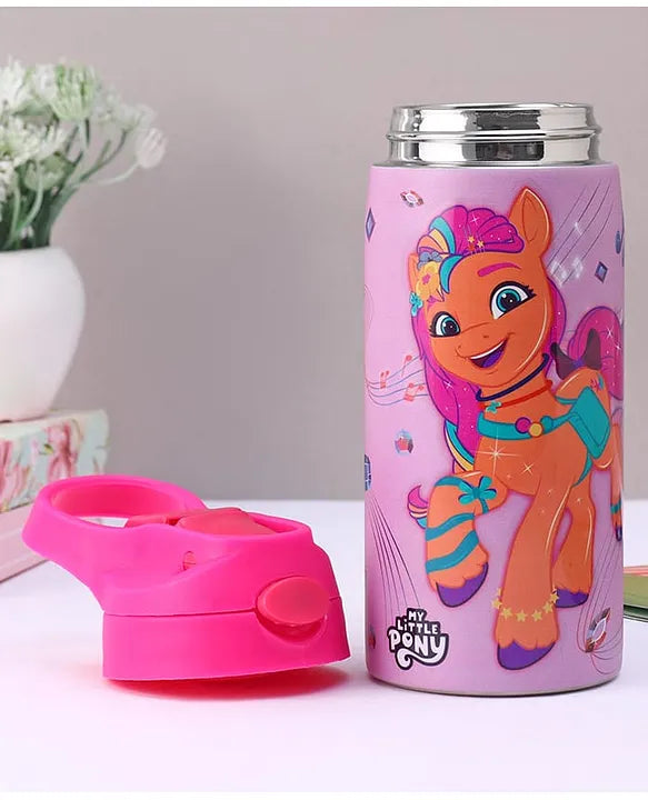 Striders My Little Pony Printed Stainless Steel Sipper Bottle - 500Ml
