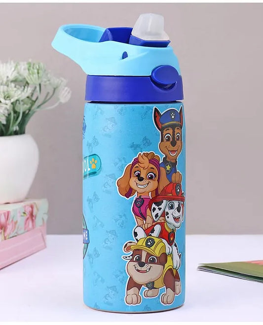 Striders Paw Patrol Printed Stainless Steel Sipper Bottle - 500Ml