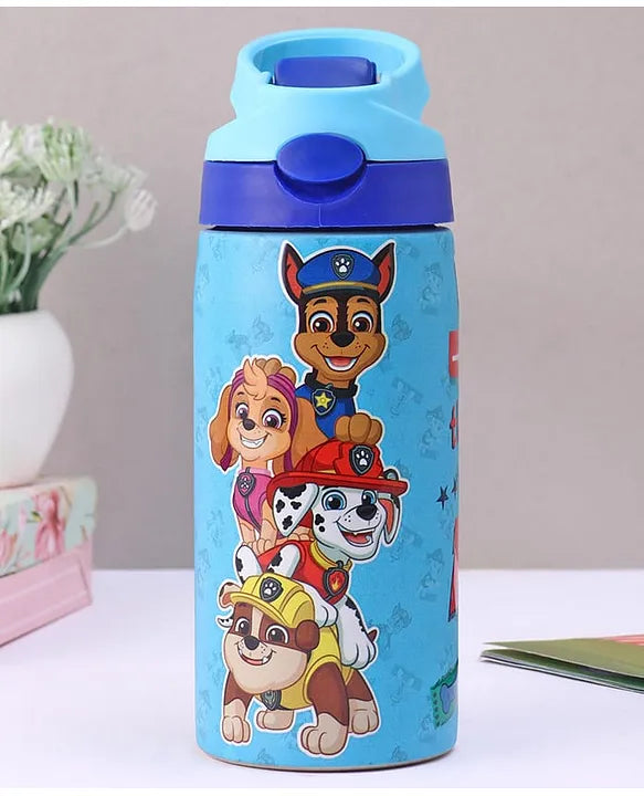 Striders Paw Patrol Printed Stainless Steel Sipper Bottle - 500Ml