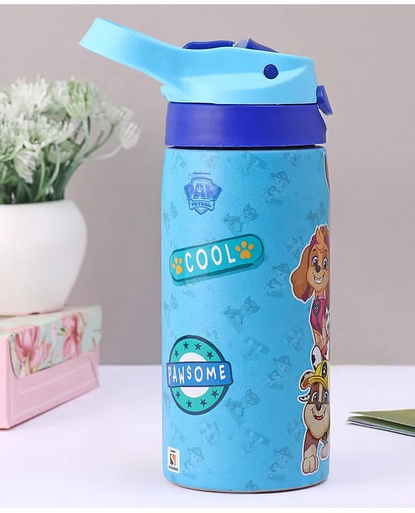 Striders Paw Patrol Printed Stainless Steel Sipper Bottle - 500Ml