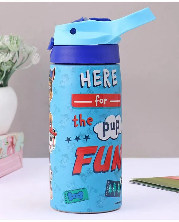 Striders Paw Patrol Printed Stainless Steel Sipper Bottle - 500Ml
