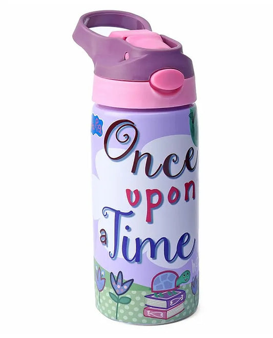 Striders Peppa Pig Printed Stainless Steel Sipper Bottle - 500Ml