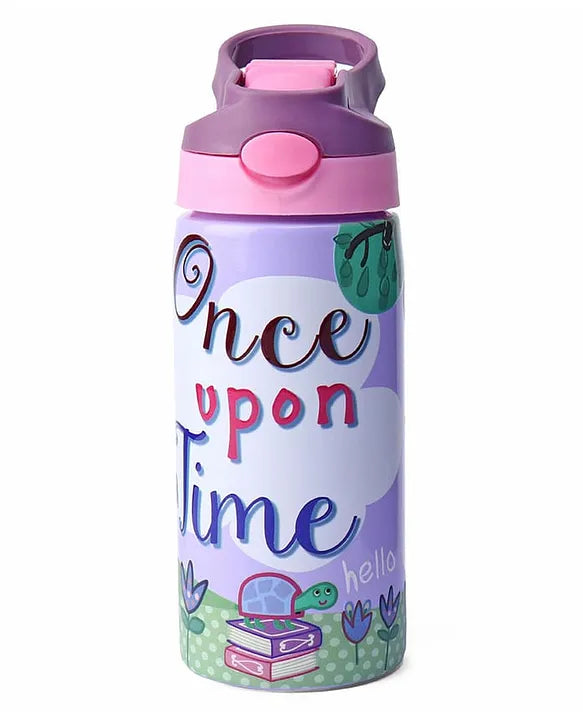 Striders Peppa Pig Printed Stainless Steel Sipper Bottle - 500Ml