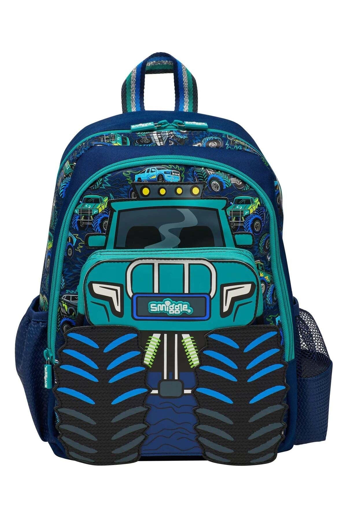 Smiggle Monster Truck School Bag – colorful and stylish 14-inch backpack for kids

