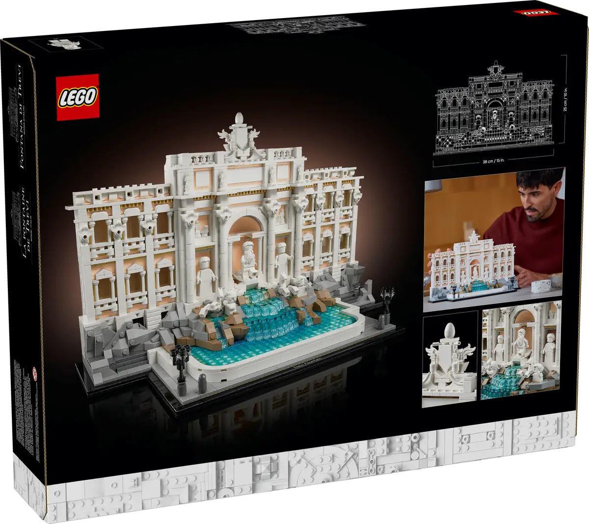 LEGO 21062 Architecture Trevi Fountain Building Set