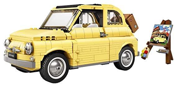 (Box Damage) LEGO Creator Expert Fiat 500 10271 Toy Car Building Set for Adults and Fans of Model Kits Sets Idea (960 Pieces)