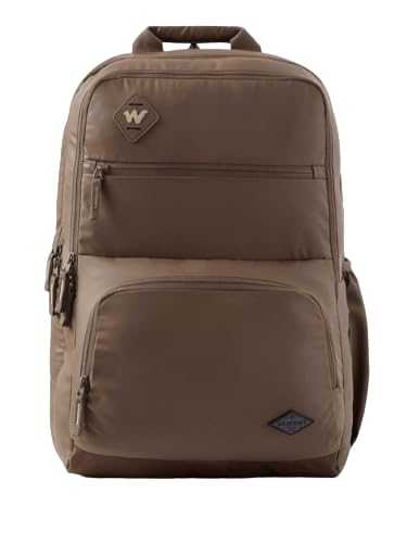 Wildcraft Evo 42L Rainproof Laptop & School Bags (12961) – Coated Brown, Spacious & Durable for Work, Travel & College