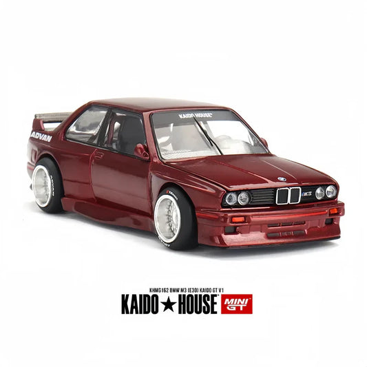 Kaido House x Mini GT 1:64 BMW M3 (E30) Kaido GT V1 – M Red - KHMG162