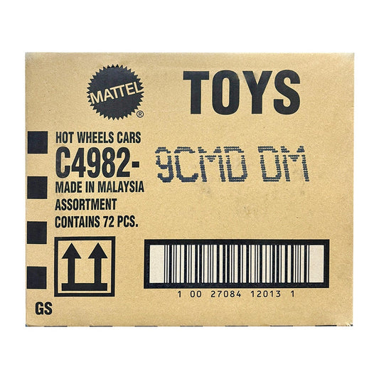 Hot Wheels 2025 Factory-Sealed Case D (9CMD DM) – 72 Die-Cast Cars by Mattel (Brand New Box)