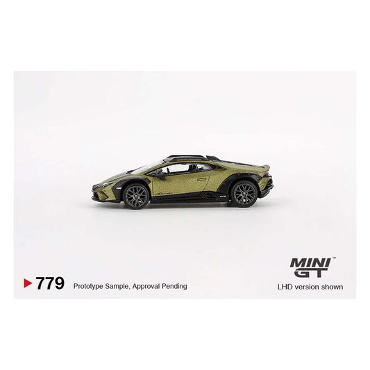 Mini GT Die Cast Collectrors Model Cars: (Lambo'Rghini Hura'can Sterrato Verda GEA Matt)