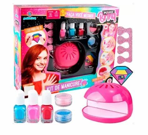 Chilbit Makeupkit for Girls Kids Children (Manicure Set for Kids)