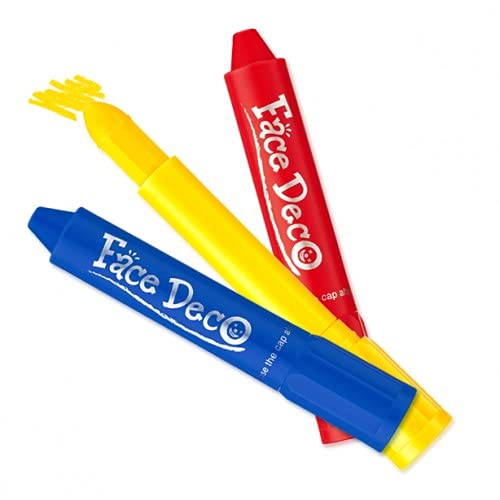 FADDY COLOR FACe Face Deco, 6-Color Set of Face Painting Sticks,face Colors