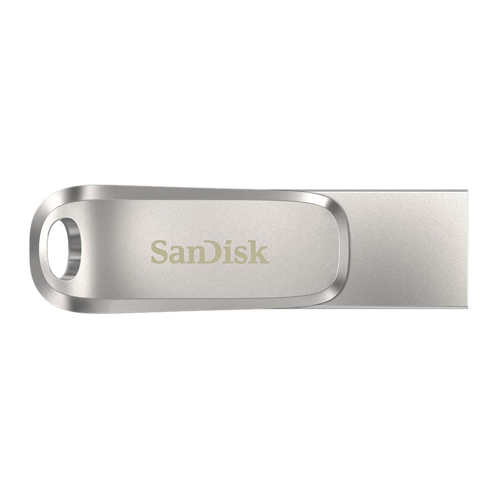 SanDisk Ultra Dual Drive Luxe USB_c Type-C 32GB, OTG, Upto 150MB/S, Pendrive, Silver, 5Y Warranty (SDDDC4-032G-I35)