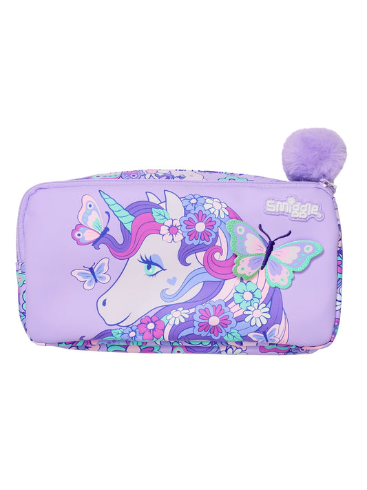 Smiggle Unicorn Pencil Case Pouch for Kids – colorful unicorn design

