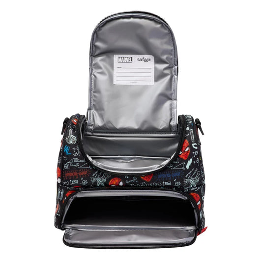 Smiggle Lunch Bag : Spider-Man Double Decker 7 Inch For Kids