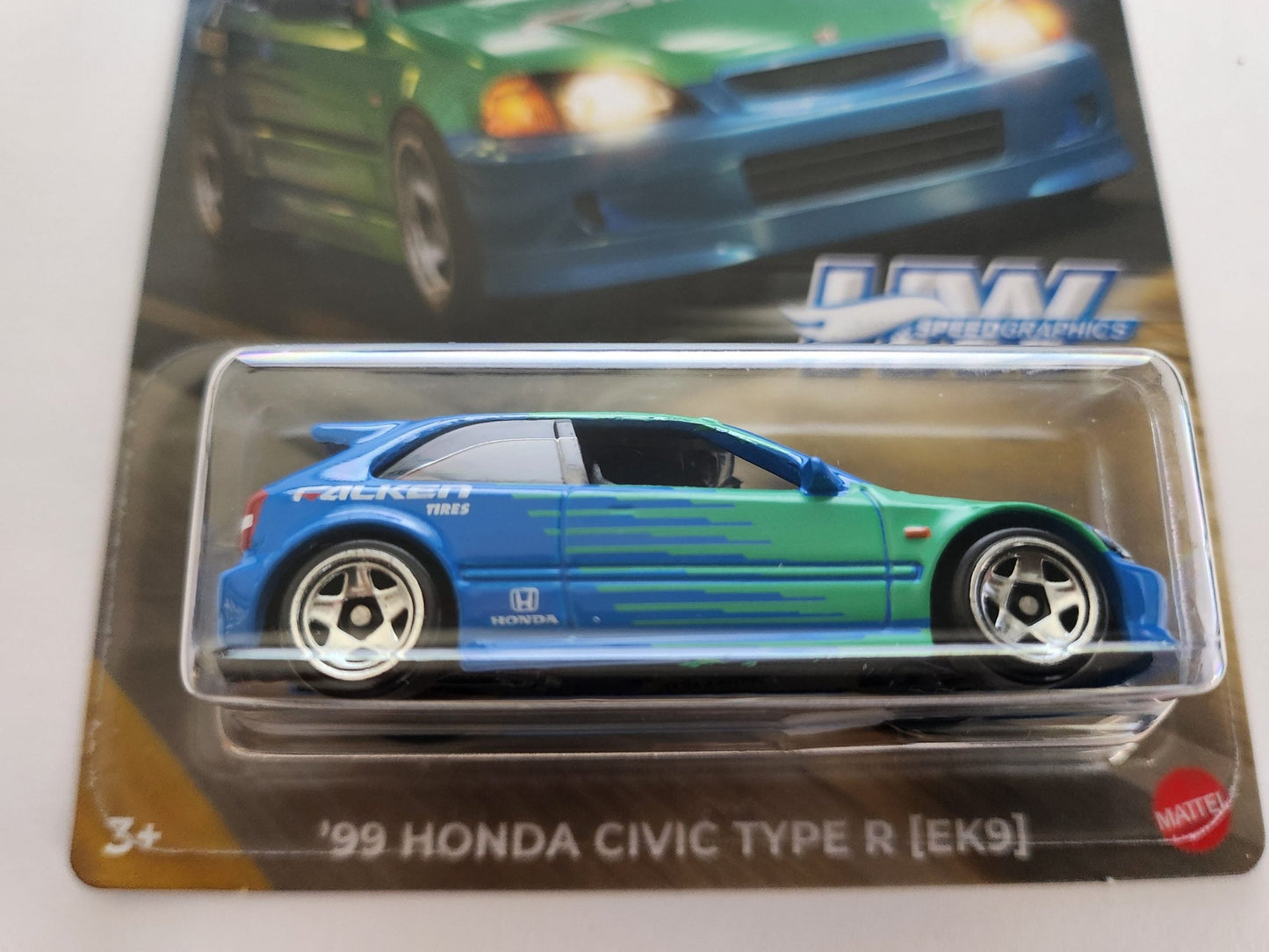 Hot Wheels Speed Graphics 99 Honda Civic Type R EK9