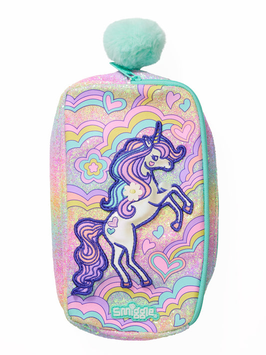 Smiggle Unicorn pencil case pouch – magical and fun school accessory for kids

