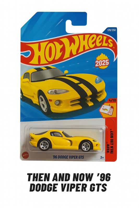 Hot Wheels ’96 Dodge Viper GTS – Then and Now Series (2025)