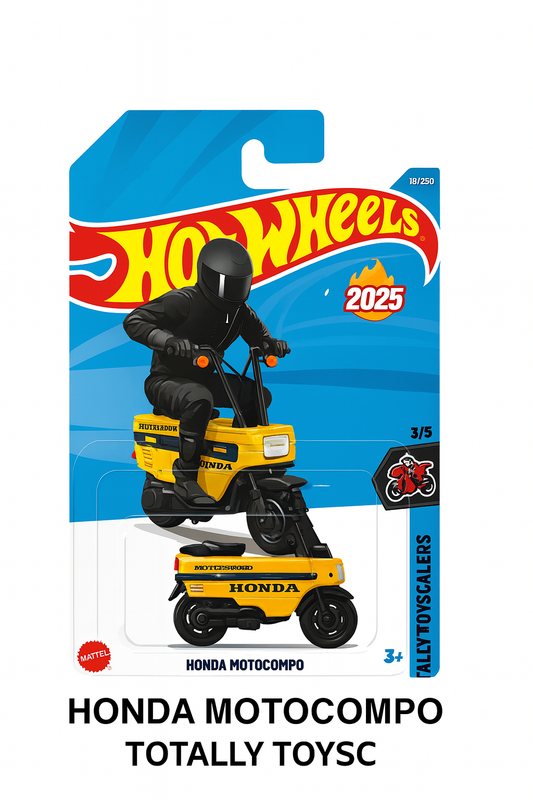 Hot Wheels Honda Motocompo – Moto Motos Series (2025 Edition)