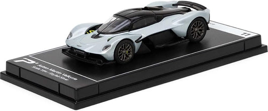PosterCars 1:64 Aston Martin Valkyrie – Skyfall Silver | Hypercar League Collection Diecast Model
