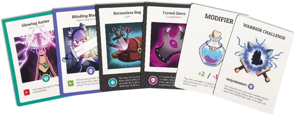 Here to Slay Warriors & Druids Expansion Pack Board Game