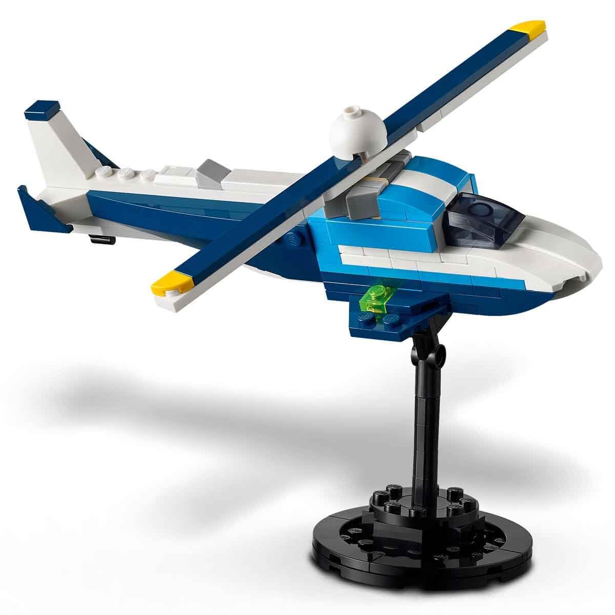 LEGO Creator 3in1 Aircraft: Race Plane Toy Vehicle Playset 31160 Building Blocks Toys for 7+ Gift for Boys and Girls