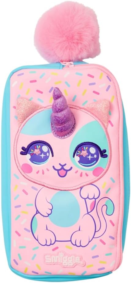 Smiggle Unicorn Cat Pencil Case Pouch For Kids