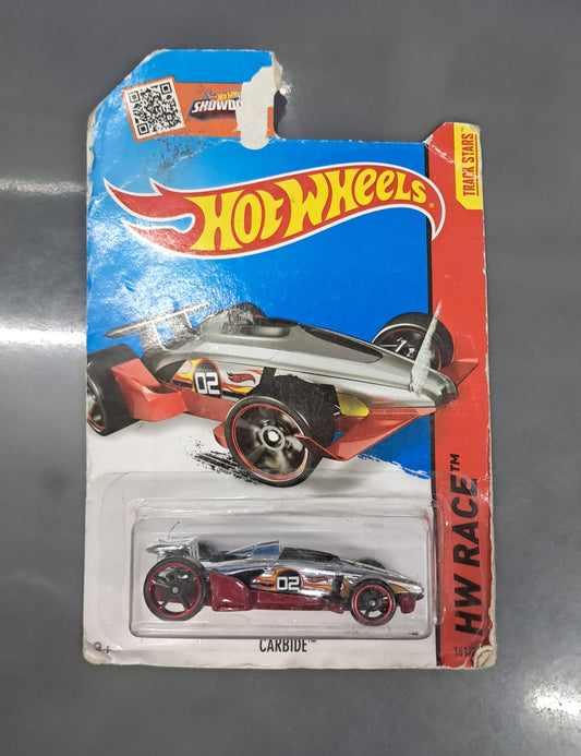 Hot Wheels, 2015 HW Race, Carbide - ( Card Damage )
