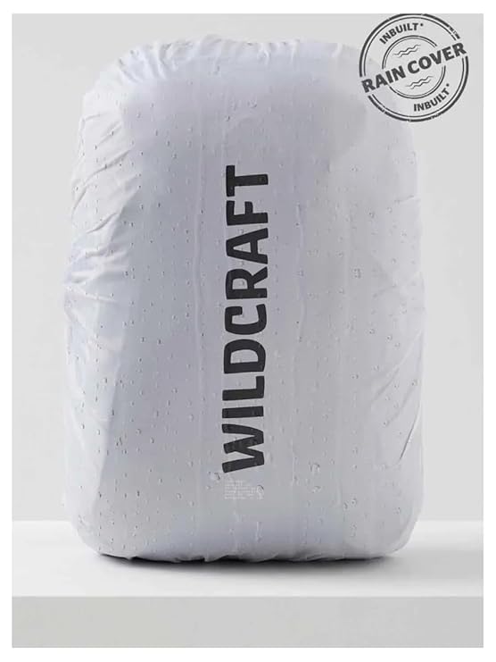 Wildcraft Spyder 30L Laptop & School Bags – Black Topographic | Stylish, Durable & Spacious Bag for Work, College & Travel