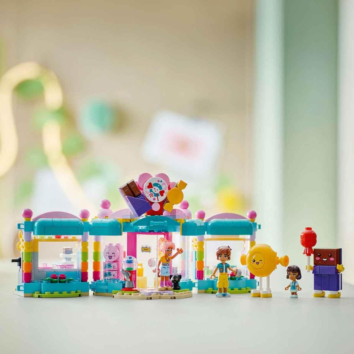 LEGO Friends Heartlake City Candy Store Pretend-Play Set, Role-Play Toy 42649 Building Blocks Toys for 6+ Gift for Boys and Girls