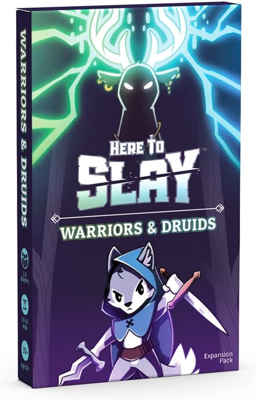 Here to Slay Warriors & Druids Expansion Pack Board Game