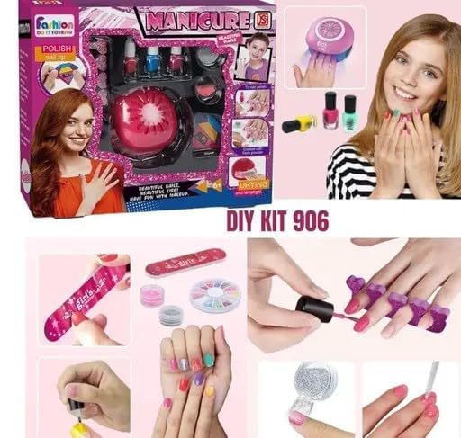 Chilbit Makeupkit for Girls Kids Children (Manicure Set for Kids)