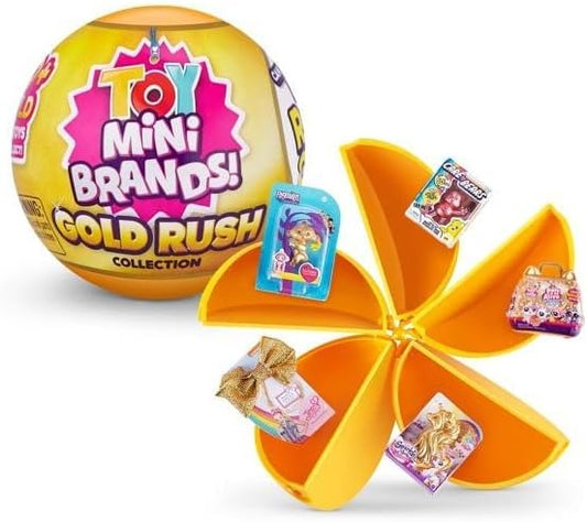 Mini Brands Rush Limited Edition Toys Mystery Capsule Real Collectible Toy, Rose Gold