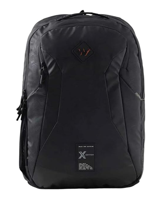 Wildcraft Spyder 30L Laptop & School Bags – Black Topographic | Stylish, Durable & Spacious Bag for Work, College & Travel