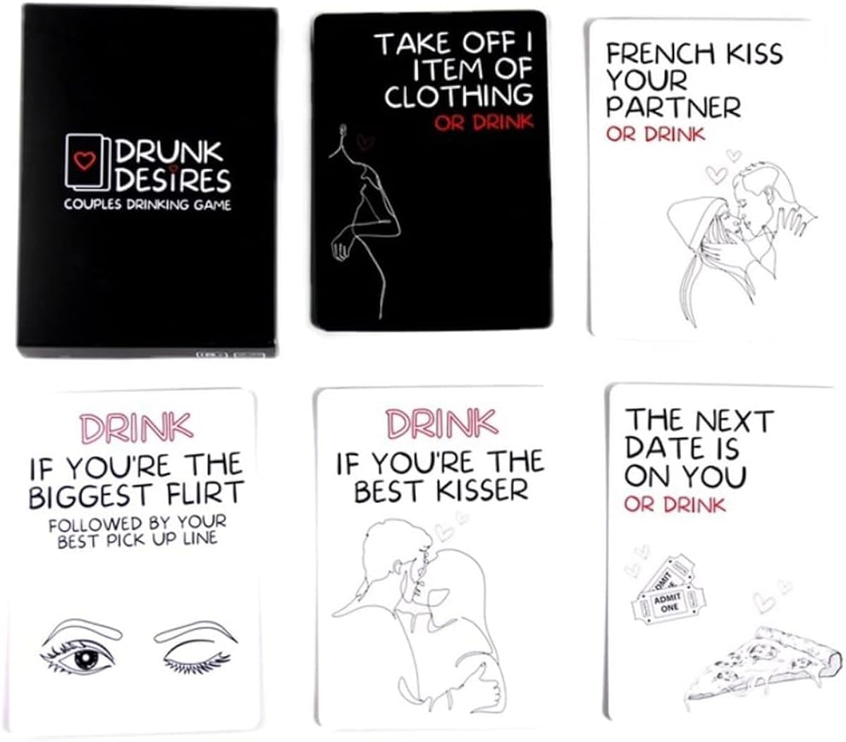 Drunk Desires Couple's Drinking Game Board Game