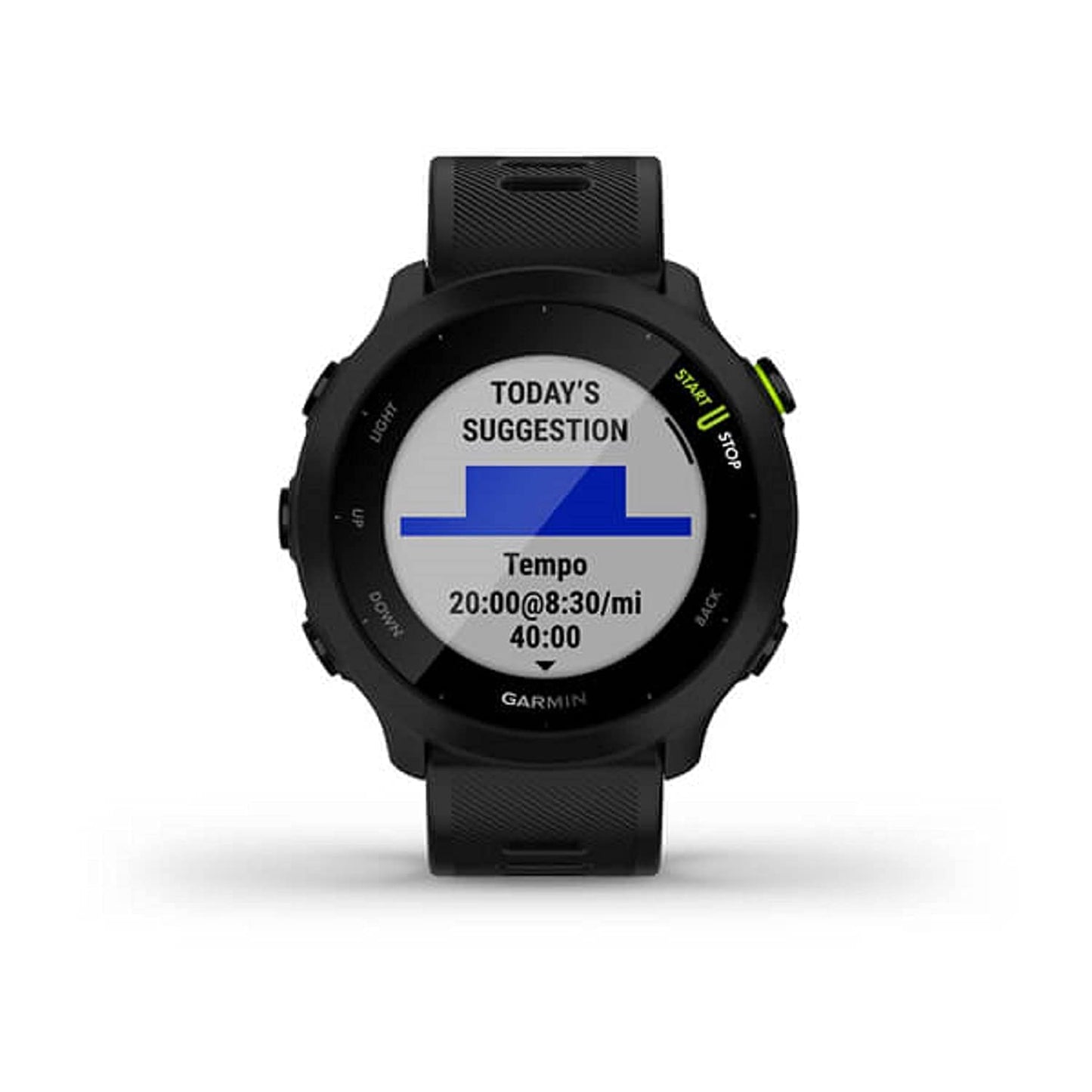 Garmin Forerunner 55, GPS Running Watch with Daily Suggested Workouts, Up to 2 Weeks of Battery Life (Black)