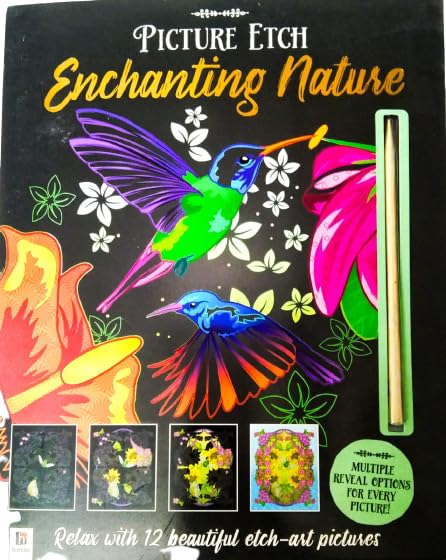 Picture Etch: Enchanting Nature – Hummingbirds (Beautiful Etch by Hinkler)