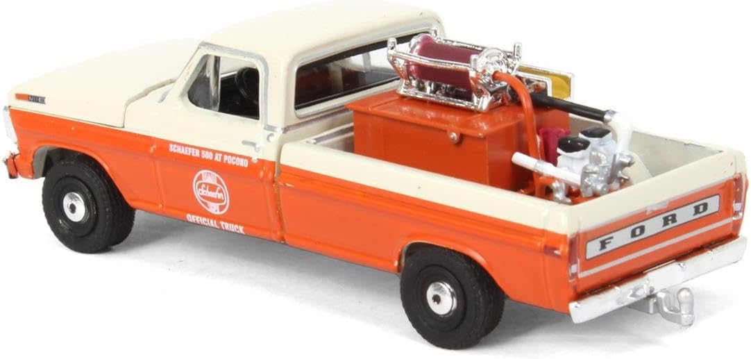Greenlight Hobby Exclusive – 1971 Ford F-250 “Schaefer 500 at Pocono” Official Truck (1:64 Scale Die-Cast)