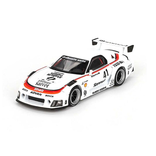 Mini GT Die Cast Collectrors Model Cars: (MAZDA RX-7 LB-Siper Silhouette #41 Numero Reserve)