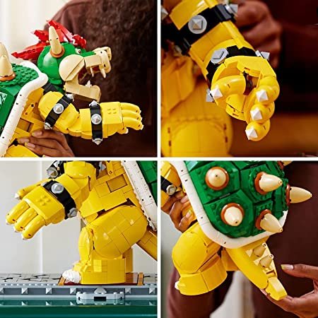 Lego Super Mario The Mighty Bowser 71411 Building Toy Set; Collectible Gift for Adult Fans (2,807 Pieces)
