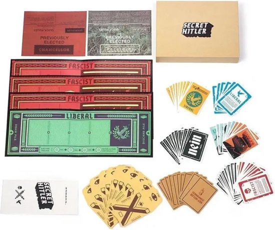 Secret Hitler Board Game Yellow Box