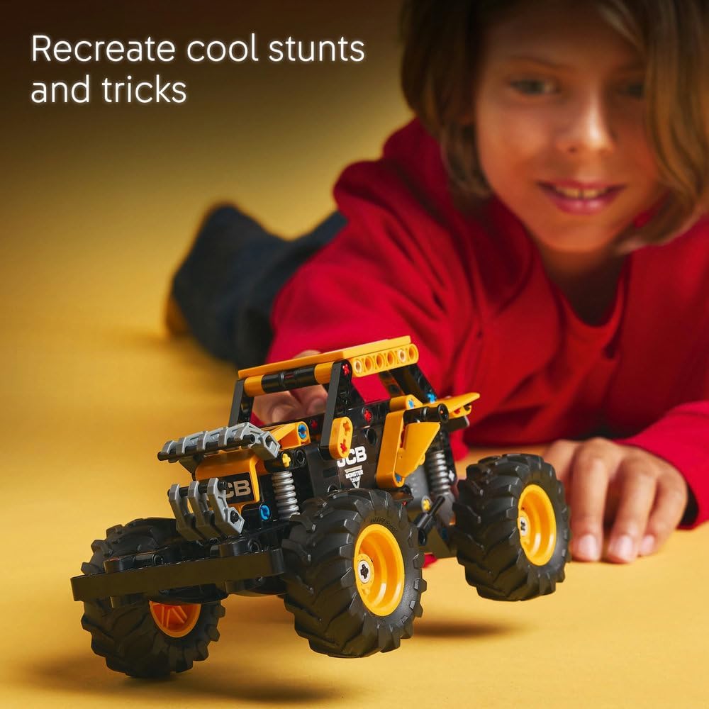 LEGO Technic Monster Jam DIGatron Pull-Back Truck Toy - Vehicle Building Set for 7+ Year Old Boys & Girls Who Love Creative Play - Gift Idea 42199
