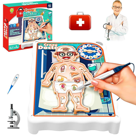 Crazy Doctor Operation Board Game – Precision Surgery Fun