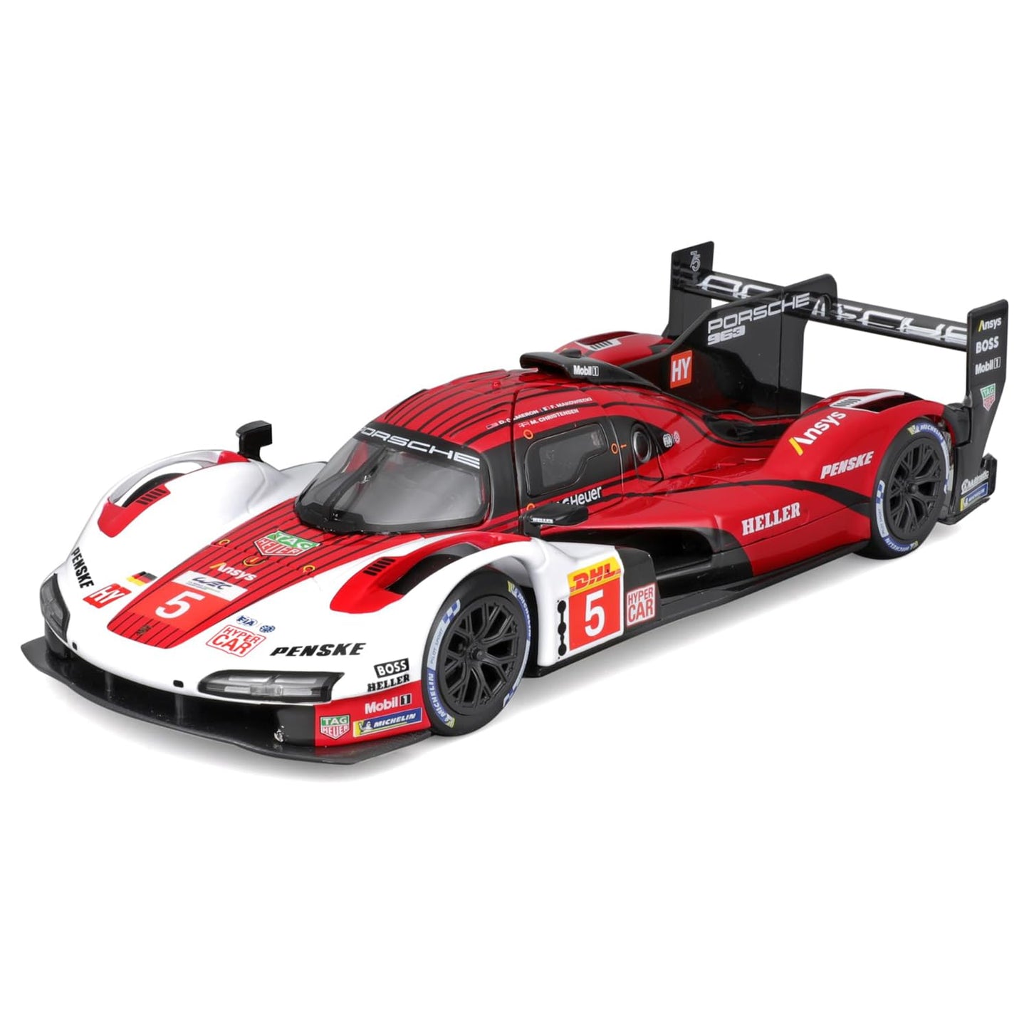 Bburago 1/43 - Porsche 963 2024 Racing Collection | Champion Le Mans 24h of Daytona