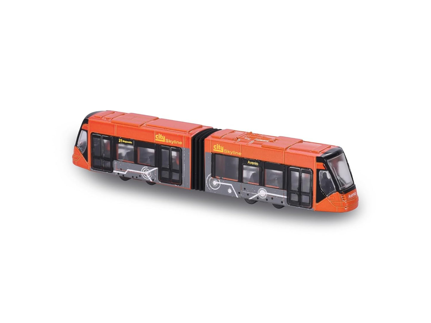 Majorette Man City Bus & Siemens Avenio Tram – Perfect for Young Collectors!