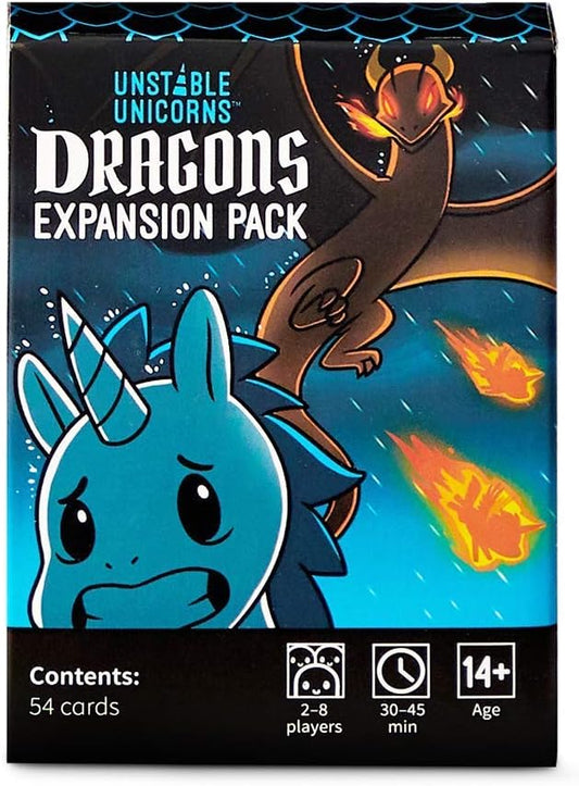 Unstable Unicorns Dragons Expansion Pack Board Game